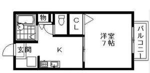 ポミエ六甲（102） 間取り図画像