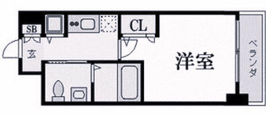 エスリード西宮北口第2 間取り図画像