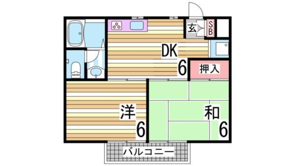 グリーンハイツ赤羽 間取り図画像