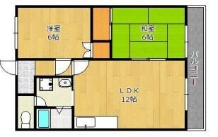 パレドールＪＯＥ 間取り図画像