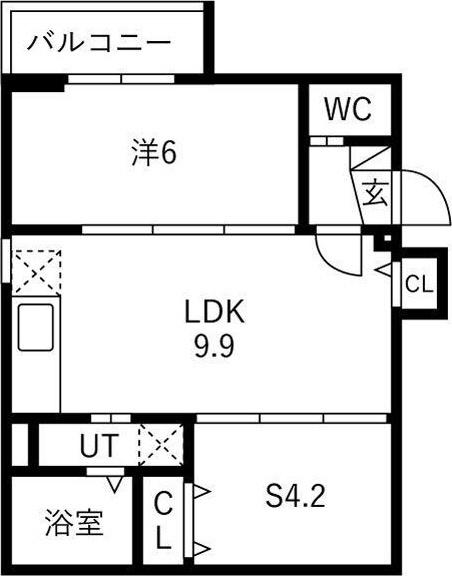 The Residence 大庄西町 間取り図画像