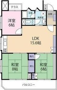 神戸市灘区高尾通マンション 間取り図画像