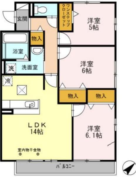 グラシアス 間取り図画像
