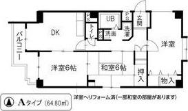 コートラヴィーニア 間取り図画像