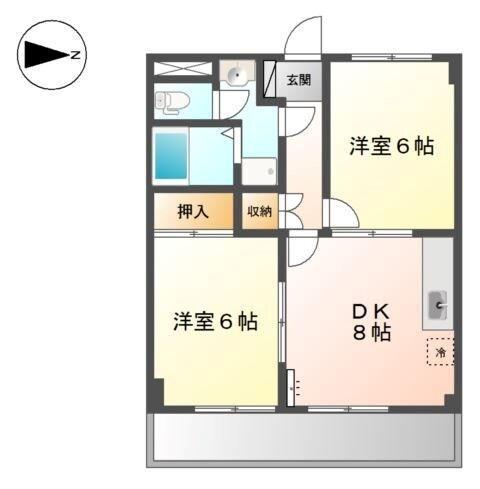 プリムローズ西野 間取り図画像