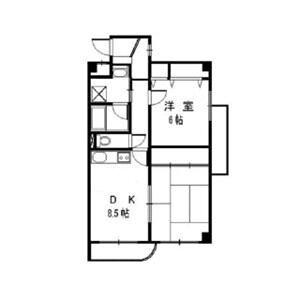 秀栄ハイツ武庫之荘 間取り図画像