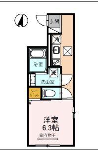 Ｄ−ｒｏｏｍ宮ノ前 間取り図画像
