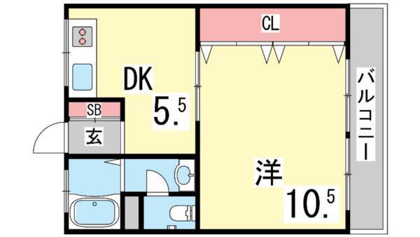 藤マンション 間取り図画像