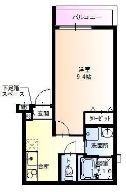 フジパレス立花駅南I番館 間取り図画像