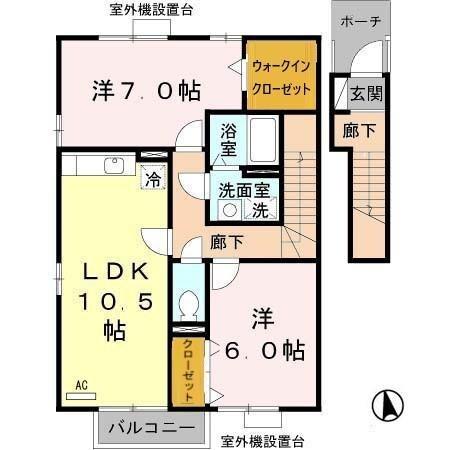 シャルム里 間取り図画像