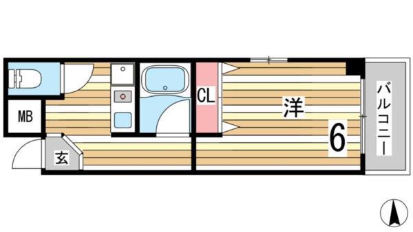 メイプルヒル 間取り図画像