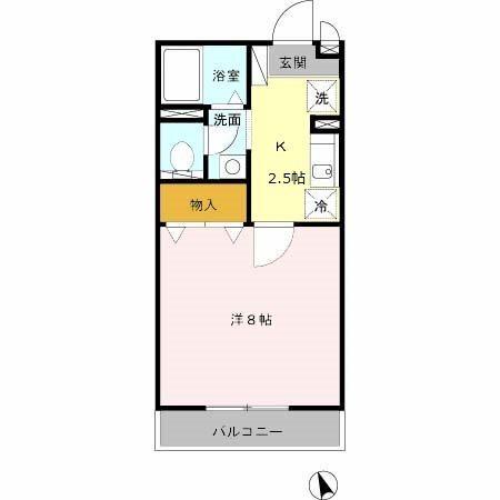 エスポワールII 間取り図画像