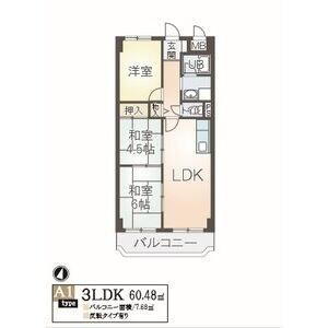 キャピタルハイツ姫里 間取り図画像