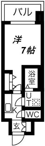 レジュールアッシュ塚本レジデンス 間取り図画像