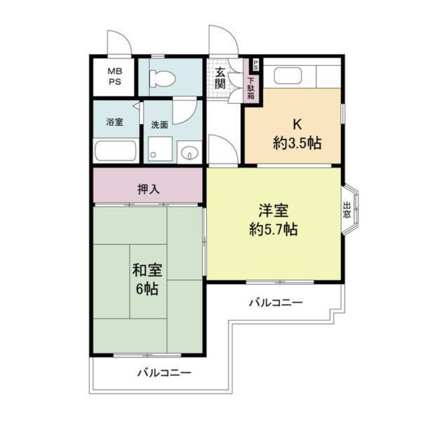 インペリアル塚口 間取り図画像