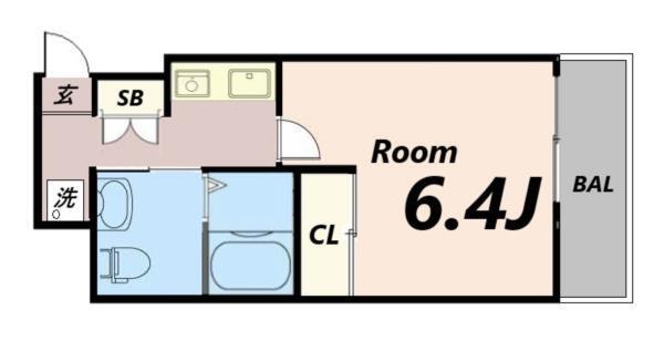 SWISS立花 間取り図画像