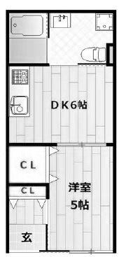 エントピアくるみII 間取り図画像