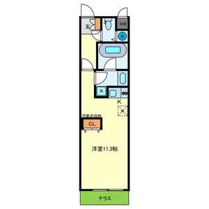 聚楽荘立花 間取り図画像