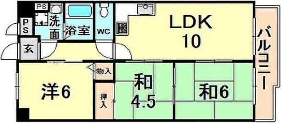 ハウゼ富士 間取り図画像