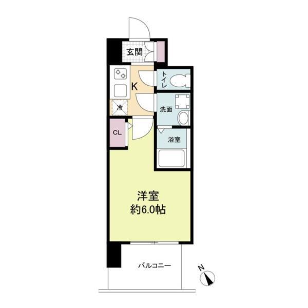 エスリードレジデンス大阪WEST 間取り図画像