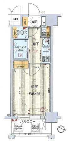 プレサンス淀リーヴァ 間取り図画像