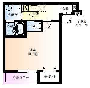フジパレス西本町V番館 間取り図画像