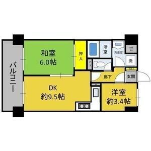 ライオンズマンション西淀川 間取り図画像