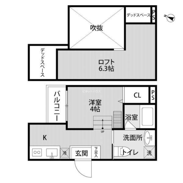 フォンテーヌ武庫川 間取り図画像