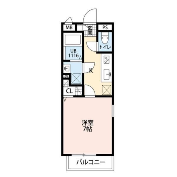 クレール栄翔 間取り図画像