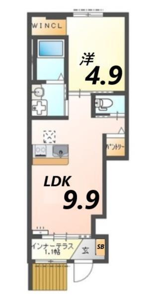 セント・グレース武庫川I 間取り図画像