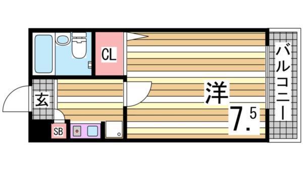 コスミック 間取り図画像