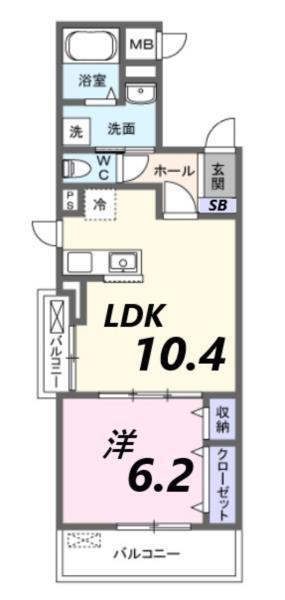 ミモザ 間取り図画像