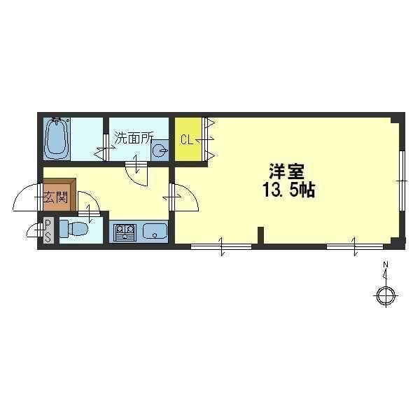 南本町ビル 間取り図画像