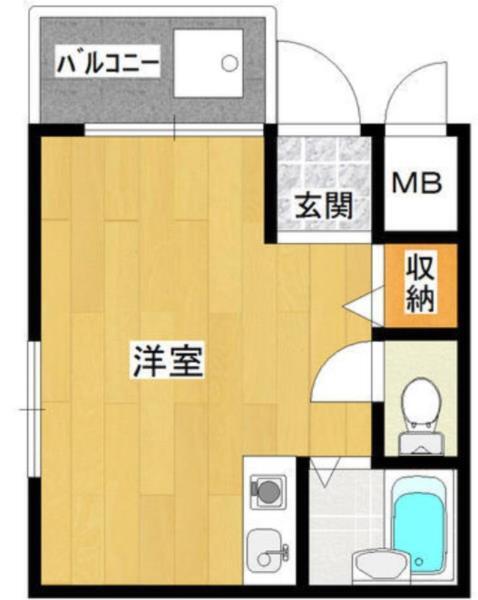 シティライフ稗原 間取り図画像