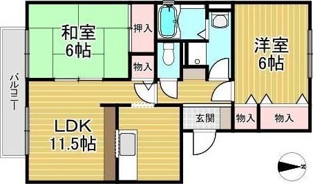 フレマリールＮＯＭＡ 間取り図画像