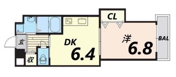 アミティ武庫之荘 間取り図画像