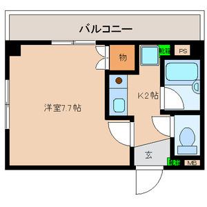 スタジオ・ニュートラッド 間取り図画像
