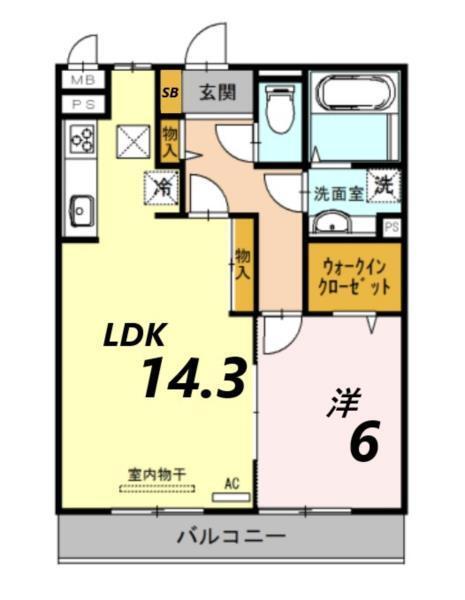 T-Village 間取り図画像