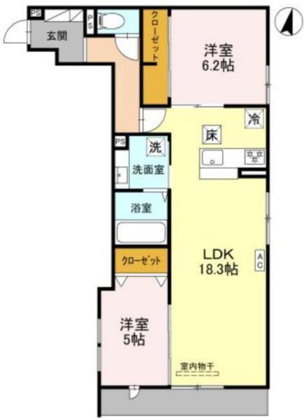 トリシア武庫川 間取り図画像