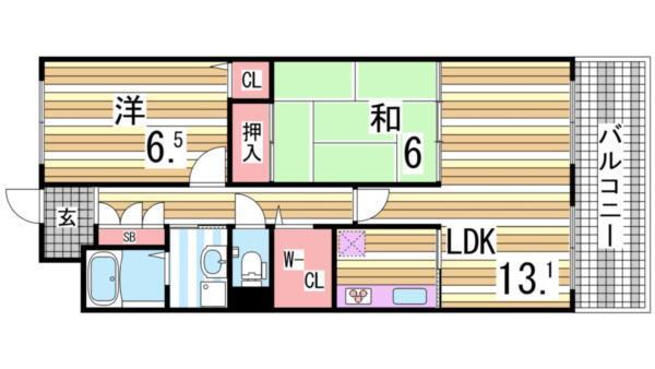 パインプロス 間取り図画像