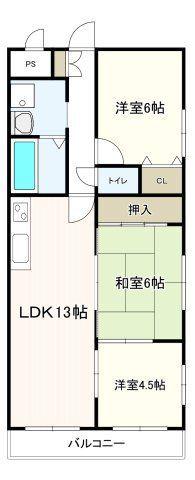 フレンドリー西明石 間取り図画像