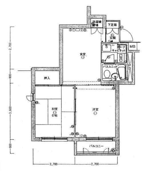 パラツィーナ立花 間取り図画像