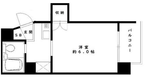 セント立花 間取り図画像