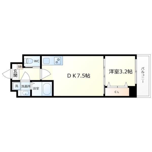 NU武庫川駅前 間取り図画像