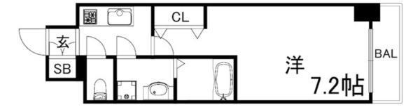 S-RESIDENCE大和田aline 間取り図画像