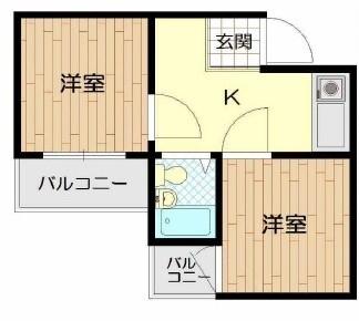 アメニティ東神戸 間取り図画像