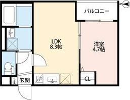 エバーグリーン武庫之荘 間取り図画像