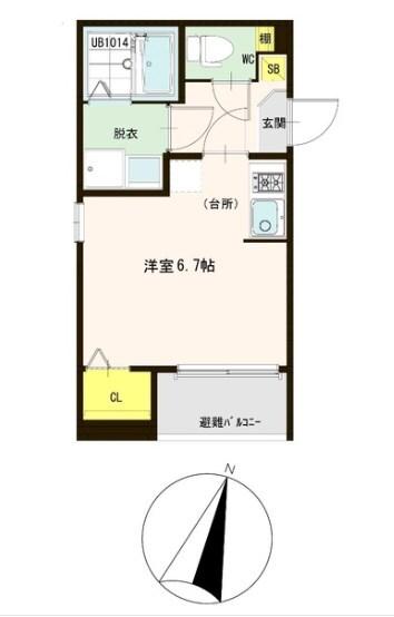 ハーモニーテラス歌島II 間取り図画像