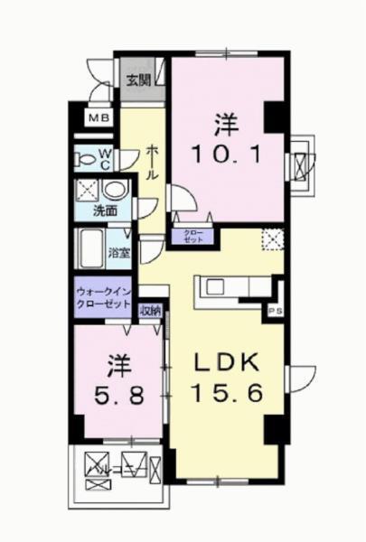 エアリーヒルズ芦屋 間取り図画像