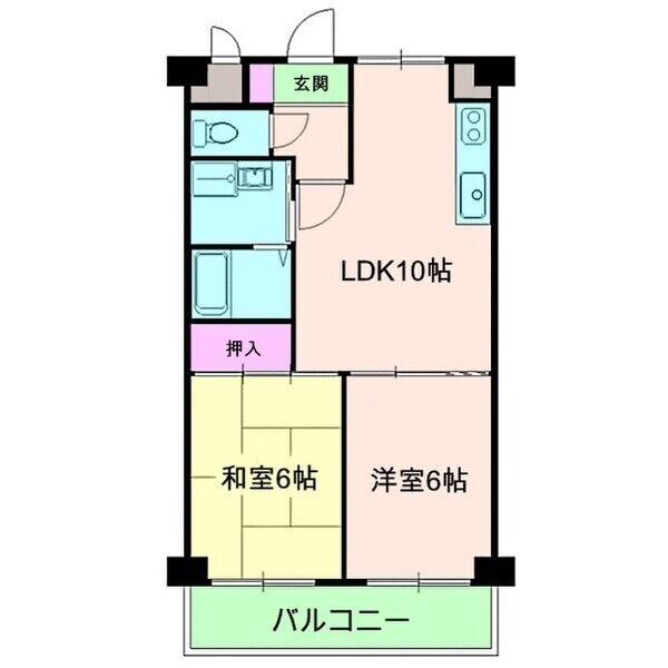 ベルメゾン若王寺 間取り図画像